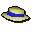 Blue boater